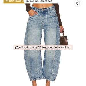 free people barrel jeans